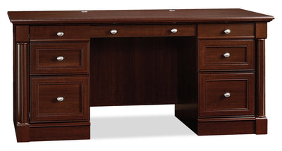 Palladia 65.12" Executive Desk with 7-Drawers – Select Cherry | Bureau de direction Palladia de 65,12 po à 7 tiroirs - cerisier raffiné | PAL65DK2