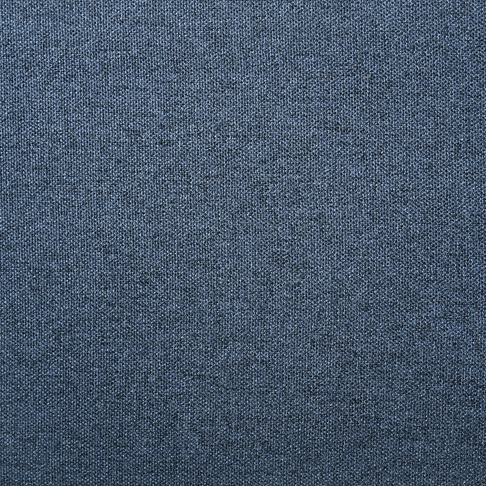 Sofa-lit sectionnel réversible Eden 2 pièces en tissu avec fauteuil long de rangement et coussins de dossier amovibles - bleu