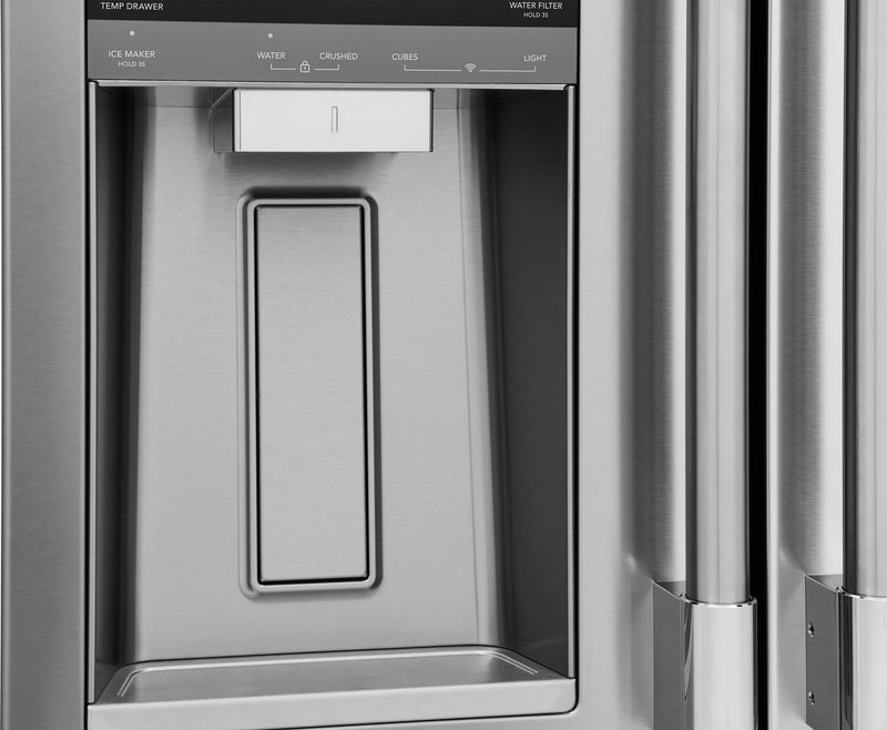 Réfrigérateur 4 portes Frigidaire Professional de 21 pi3 de profondeur comptoir à portes françaises - PRMC2290BF
