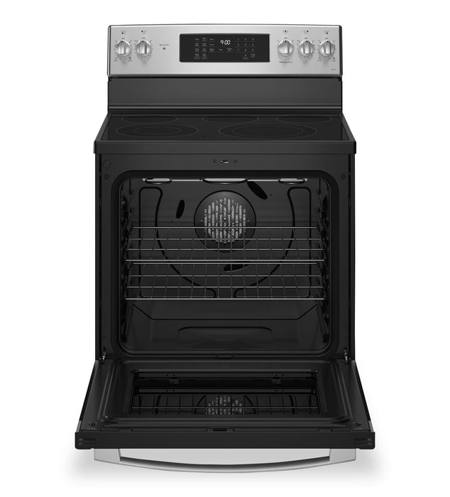 Cuisinière électrique intelligente GE de 30 po - acier inoxydable résistant aux traces de doigts - PCB900YVFS