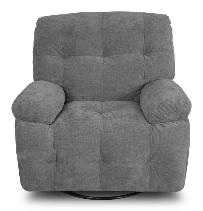 Fauteuil berçant électrique Sway de 38,58 po - gris