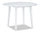 ["Table de salle à manger ronde Bryn de 42 po avec abattant - blanche"]