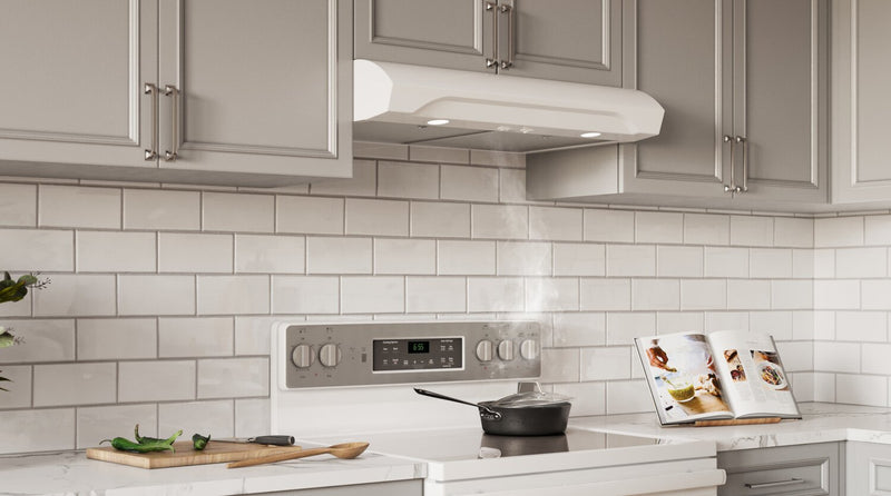 Hotte de cuisinière sous l'armoire Broan de série ALT1 de 30 po - blanche - ALT1303WW