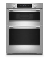 Four mural combiné intelligent électrique KitchenAid et de 27 po avec modes de cuisson assistée - PrintShieldMC - KOEC727SPS