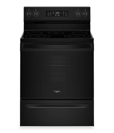 Whirlpool 5.3 Cu. Ft. Electric Range with Air Cooking - Black - YWFES4530SB | Cuisinière électrique Whirlpool de 5,3 pi3 avec cuisson à air - noire - YWFES4530SB