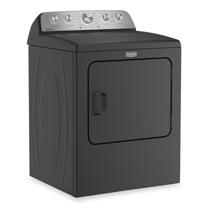 Laveuse à chargement par le haut 5,5 pi³ avec Animal Pet Pro et sécheuse électrique Animal Pet Pro 7,0 pi³ de Maytag - noir volcan