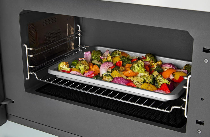 Four à micro-ondes encastré Whirlpool de 1,1 pi³ avec friture à air - acier inoxydable résistant aux traces de doigts - YWMBT7030SZ