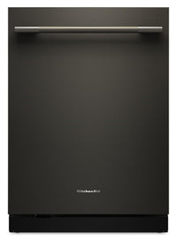  Lave-vaisselle KitchenAid de 24 po et de 44 dBA avec troisième panier 360° Max JetsMC - minerai noir - KDTS724SBE