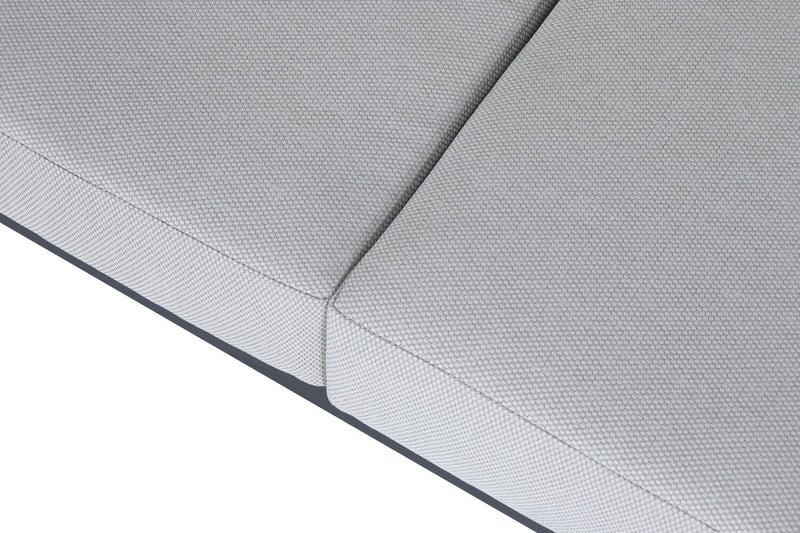 Ensemble Tuscany 4 pièces pour la terrasse à l’extérieur avec sofa, 2 fauteuils et table à café - métal - beige et noir