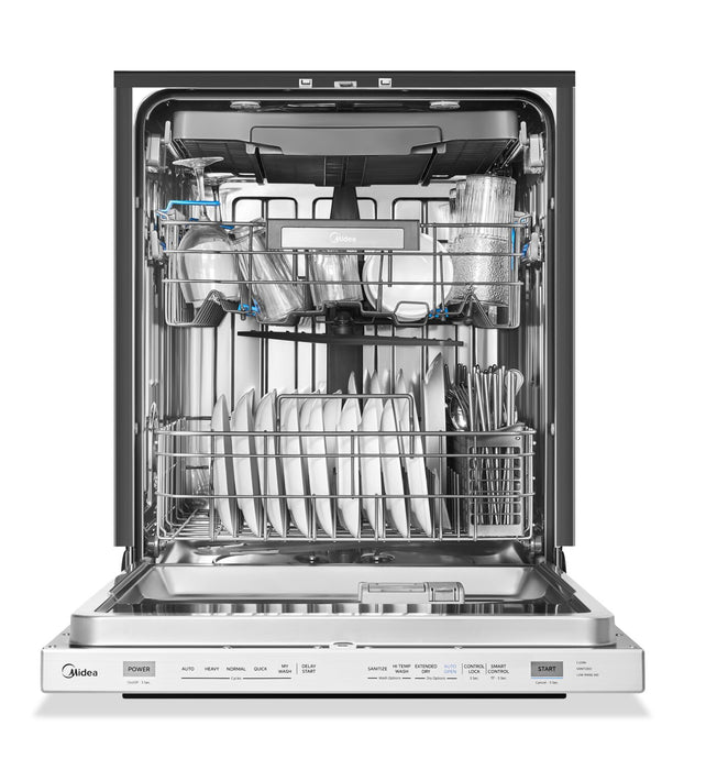 Lave-vaisselle Midea de 24 po avec commandes sur le dessus et séchage total en 3 étapes - acier inoxydable - MDT24P3CST