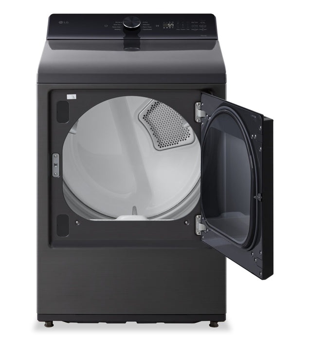 Sécheuse électrique LG de 7,3 pi³ avec détection IA et ThinQMD - noir platine - DLE8200L