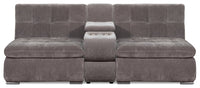  Sofa sectionnel Plaza 3 pièces - gris