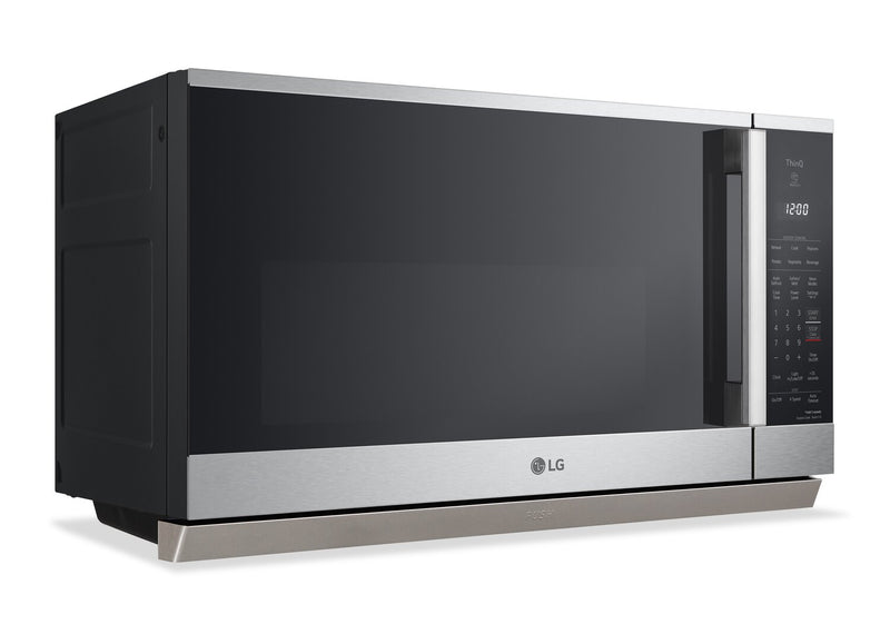 Four à micro-ondes à hotte intégrée intelligent LG de 2,1 pi3 avec EasyCleanMD - MVEL2125X