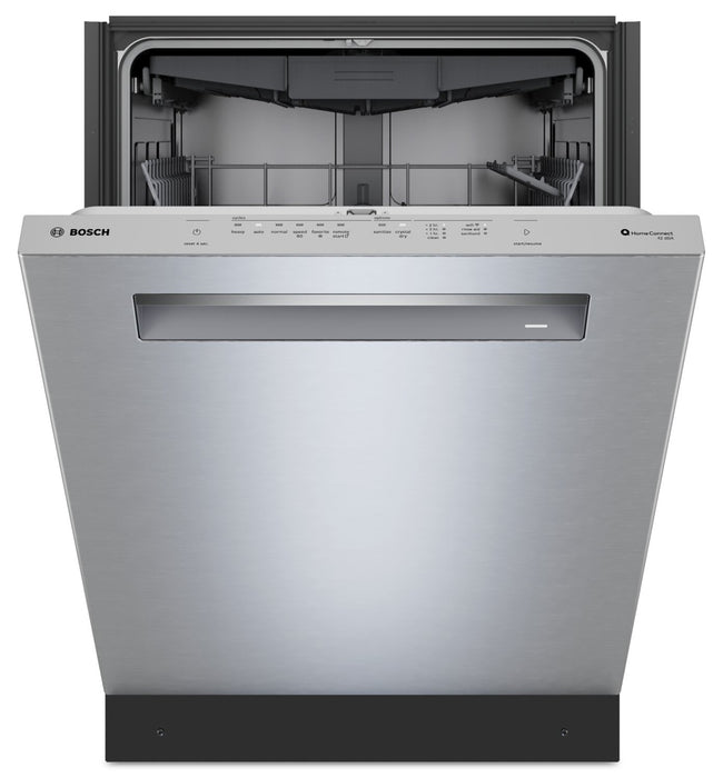 Lave-vaisselle intelligent Bosch de série 800 de 24 po avec 3e panier - acier inoxydable résistant aux traces de doigts - SHP78DM5N
