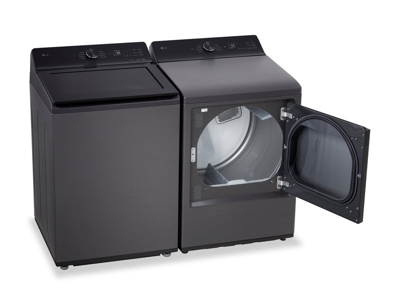 Laveuse intelligente à chargement par le haut LG 5,8 pi³ avec EasyUnload et sécheuse électrique LG 7,3 pi³ avec détection IA