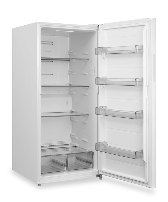 Appareil vertical 2 en 1 Midea de 21 pi3 convertible en réfrigérateur ou congélateur - blanc - MRU21F6AWW