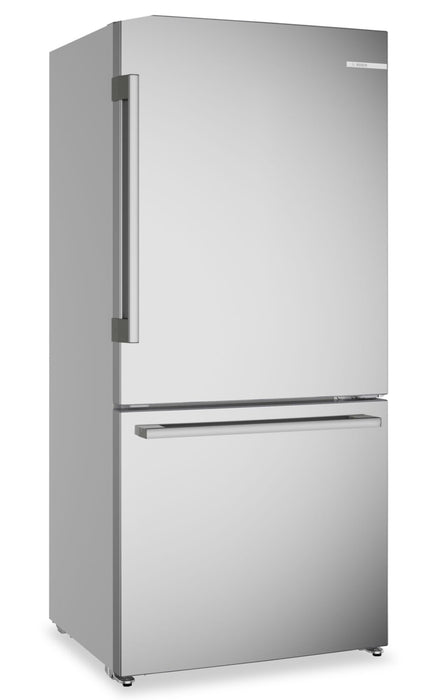 Réfrigérateur à 2 portes Bosch de série 100 de 17,2 pi3 et de 33 po de profondeur comptoir - acier inoxydable - B33CM10SNS