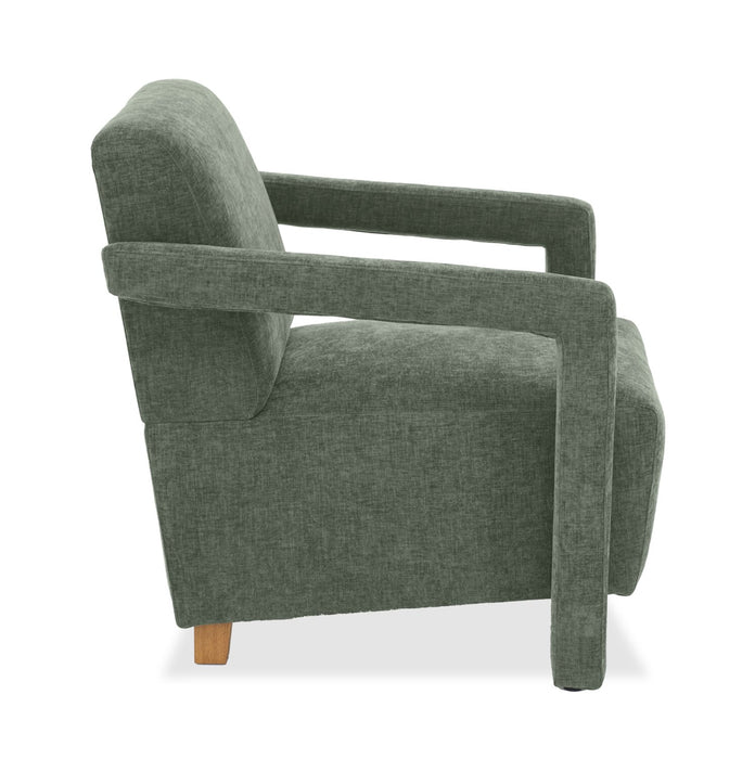 Fauteuil d’appoint Demi de 30 po d’apparence lin - vert