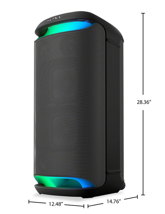  Haut-parleur de fête omnidirectionnel portatif SONY de série X sans fil avec résistance aux éclaboussures IPX4 (SRSXV800)