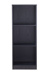 Bibliothèque William de 15,75 po à 2 tablettes - noire