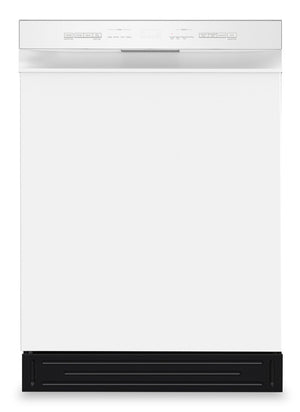 Lave-vaisselle Midea de 24 po avec commandes à l’avant et éclairage intérieur - MDF24P2BWW