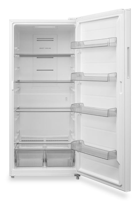 Appareil vertical 2 en 1 Midea de 21 pi3 convertible en réfrigérateur ou congélateur - blanc - MRU21F6AWW