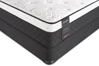 Springwall Encore Echo Eurotop Firm Twin Mattress Set | Ensemble matelas ferme à Euro-plateau Encore Echo de Springwall pour lit simple