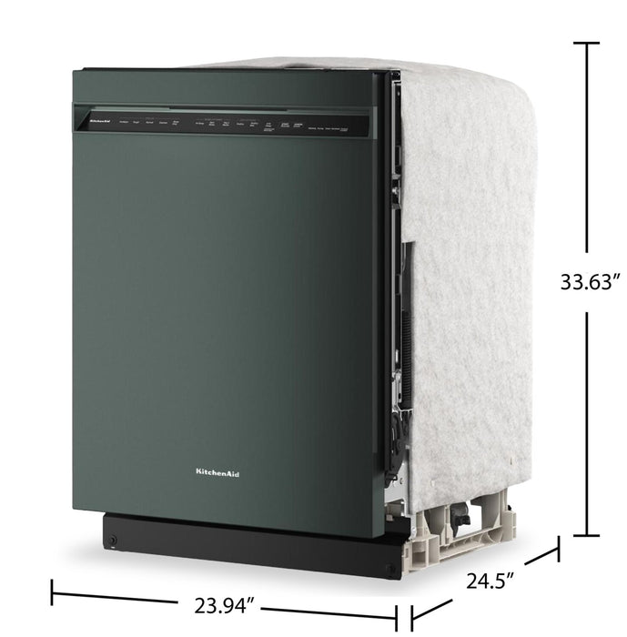 Lave-vaisselle KitchenAid de 24 po et de 44 dBA avec troisième panier 360° Max JetsMC - genièvre - KDFS424SJP 