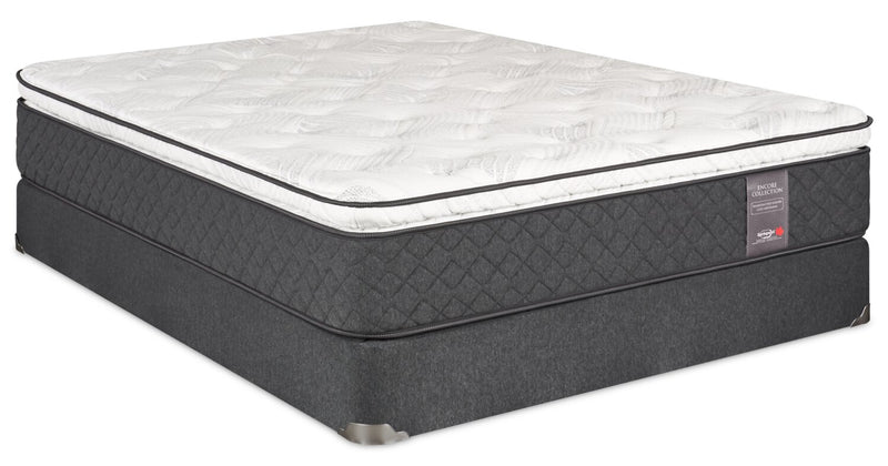 Ensemble matelas moyen à plateau-coussin Encore Atmosphere de Springwall pour grand lit 
