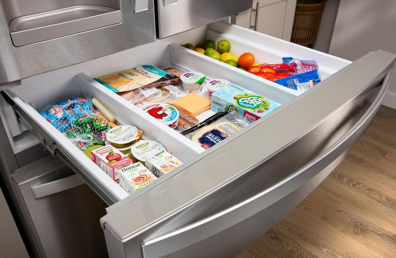 Réfrigérateur Whirlpool de 36 po et de 24,5 pi3 à portes françaises - acier inoxydable - WRMF3636RZ