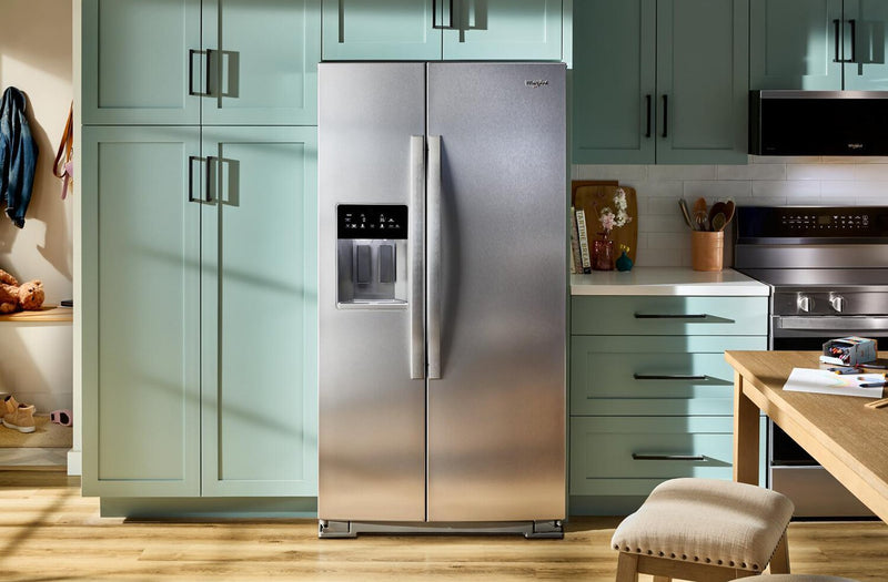 Réfrigérateur Whirlpool de 28,7 pi³ et de 36 po à compartiments juxtaposés - acier inoxydable résistant aux traces de doigts - WRSF5536RZ