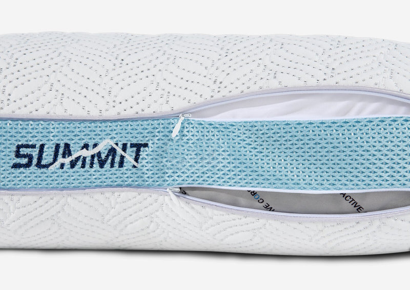 Oreiller PerformanceMD Summit 3.0 de Bedgear pour grand lit - pour dormeurs sur le côté