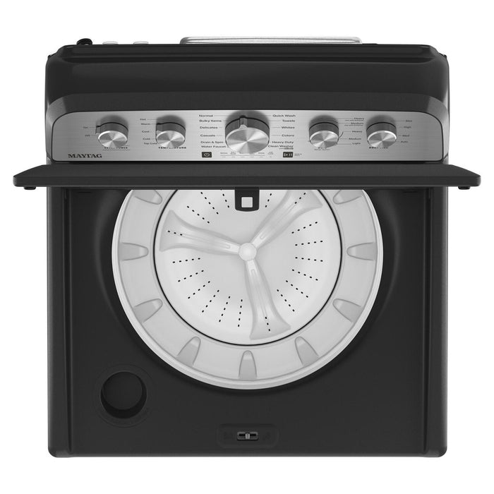 Laveuse Maytag à chargement par le haut de 5,5 pi3 avec turbine PowerMC - noir volcan - MVW5430PBK