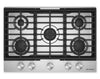 Surface de cuisson à gaz sur métal KitchenAid de 30 po avec grilles en fonte - acier inoxydable - KCGK330SSS