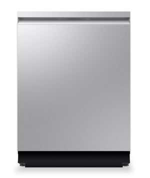 Lave-vaisselle Samsung de 24 po et de 38 dBA avec commandes sur le dessus, nettoyage avec IA et 3e panier - DW90F89T0USRAA