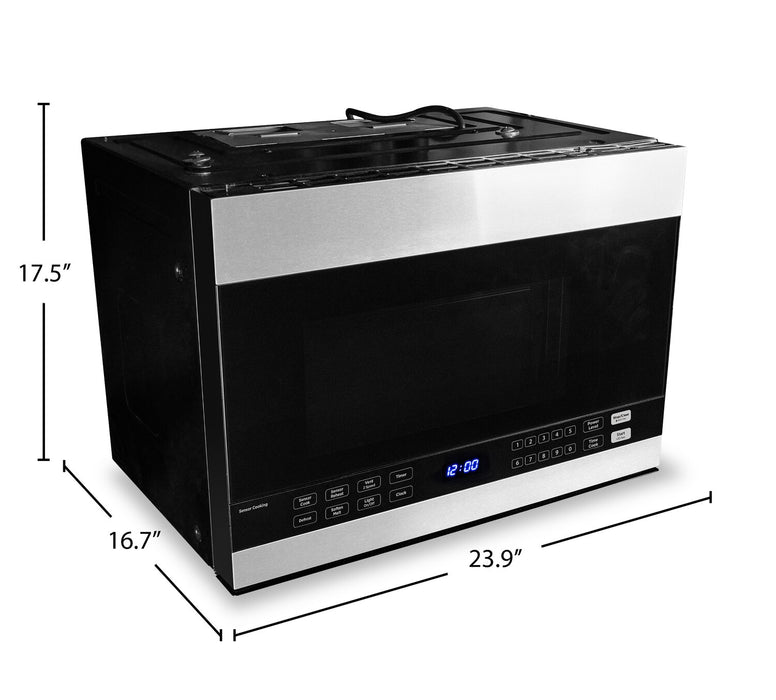 Four à micro-ondes à hotte intégrée Danby de 1,4 pi3 - acier inoxydable - DOM014401G1