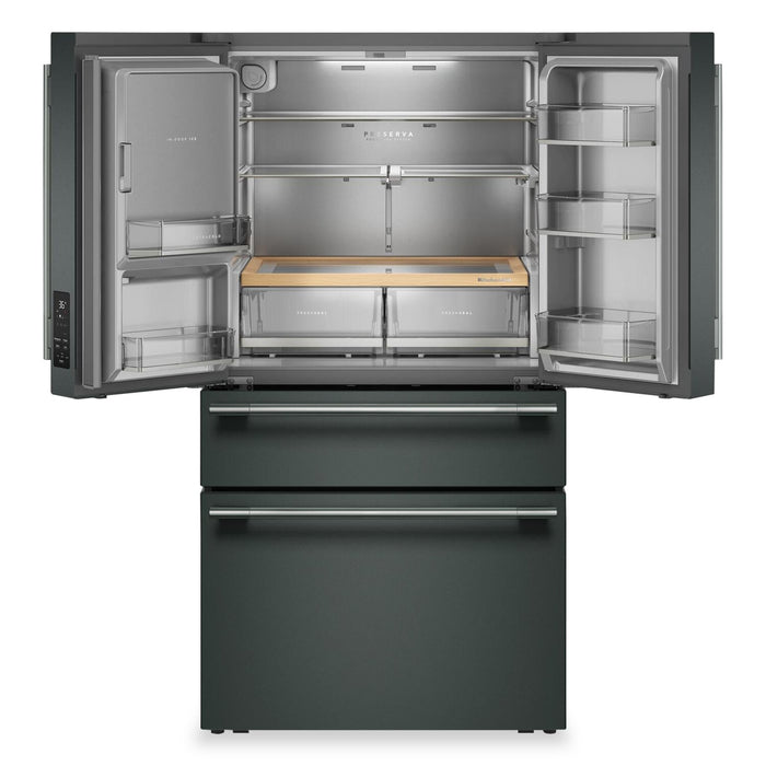 Réfrigérateur KitchenAid de 29 pi3 à portes françaises - genièvre - KRMF436SJP