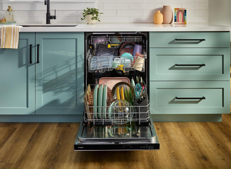 Lave-vaisselle Whirlpool de 24 po avec commandes sur le dessus - acier inoxydable résistant aux traces de doigts - WDPS8024SZ