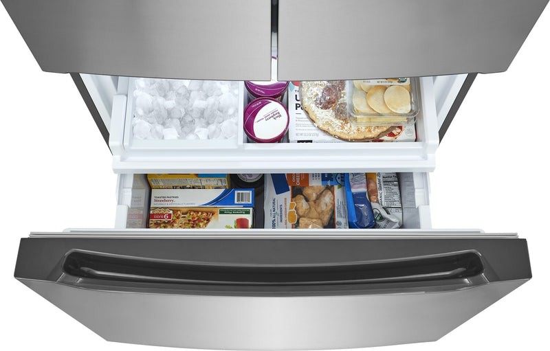 Réfrigérateur Frigidaire de 20 pi3 et de 33 po à portes françaises de profondeur comptoir - FRFG2033AV