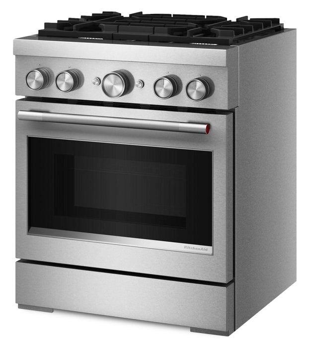 Cuisinière hybride KitchenAid de 4,1 pi3 avec mode de friture à air sans préchauffage - acier inoxydable - KFDS930SSS