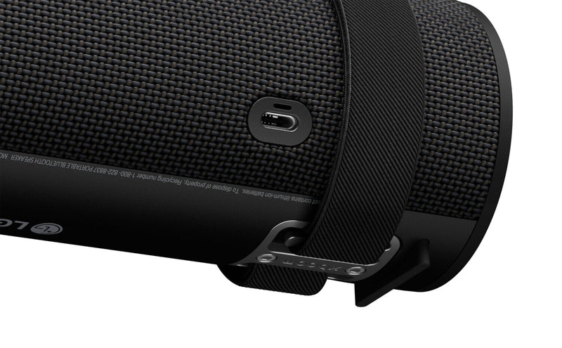 Haut-parleur portatif xboom Grab Core par will.i.am de LG résistant à l’eau IP67 (GRAB.ACANLBK)