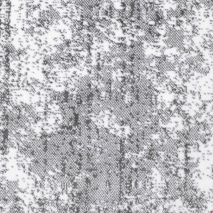 Carpette lavable Fresh grise et blanche à effet vieilli - 2 pi 0 po x 6 pi 7 po