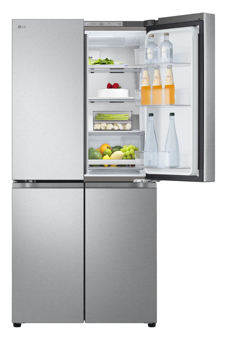 Réfrigérateur LG de 18,6 pi³ et de 33 po de profondeur comptoir à 4 portes françaises - acier inoxydable - LF19C8200S