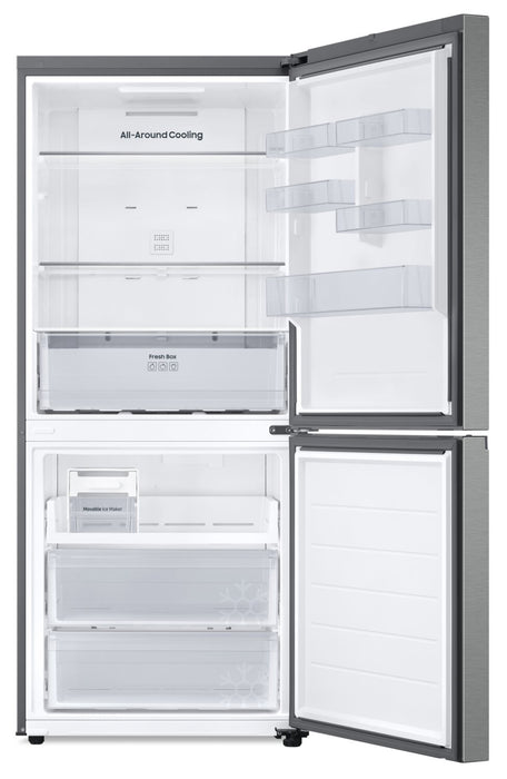Réfrigérateur Samsung de 16,2 pi³ et de 30 po de profondeur comptoir à congélateur inférieur - fini d’apparence acier inoxydable - RB16DG6000SLAA