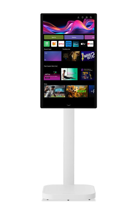 Moniteur intelligent IPS LG Swing UHD 4K de 32 po avec écran tactile et support à roulettes (32U889SA-W.ACC)