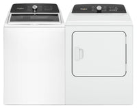  Laveuse à chargement par le haut de 5,2 pi3 avec robinet intégré et sécheuse électrique de 7 pi3 de Whirlpool 