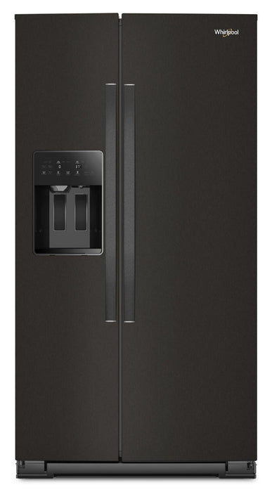 Réfrigérateur Whirlpool de 28,7 pi³ et de 36 po à compartiments juxtaposés - acier inoxydable noir - WRSF5536RV