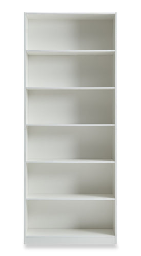  Bibliothèque William de 31,5 po à 6 tablettes - blanche