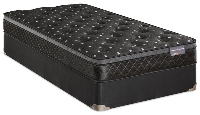 Ensemble matelas moyen à Euro-plateau Advance Regatta de Springwall pour lit simple 
