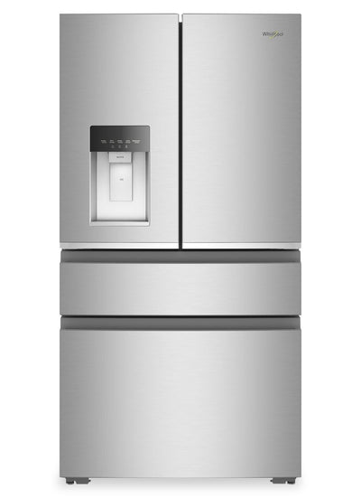 Whirlpool 36" 22 Cu. Ft. True Counter Depth French Door Refrigerator – Stainless Steel - WRMC7036RZ | Réfrigérateur Whirlpool de 22 pi3 et de 36 po de profondeur comptoir véritable à portes françaises - acier inoxydable  - WRMC7036RZ